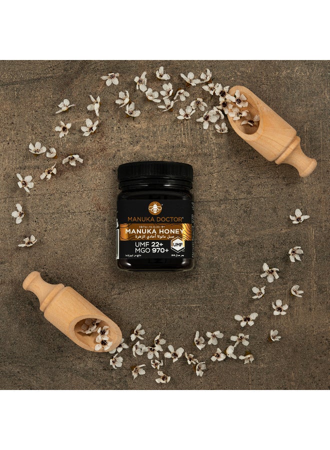Manuka Doctor UMF 22+ Monofloral Manuka Honey 250g - Image 4